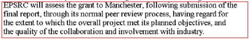 EPSRC assessment criteria